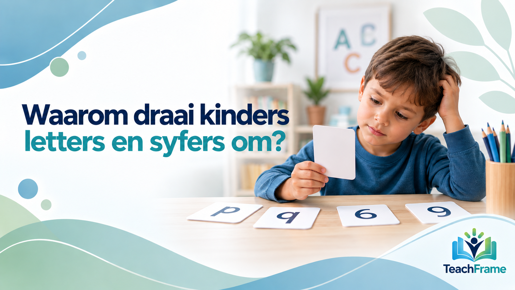 Waarom draai jong kinders soms letters en syfers om?