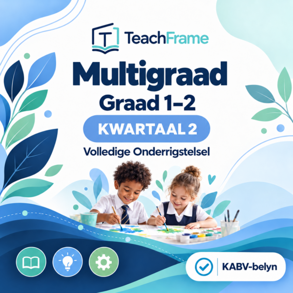 TeachFrame Multigraad Graad 1–2 Kwartaal 2 volledige onderrigstelsel