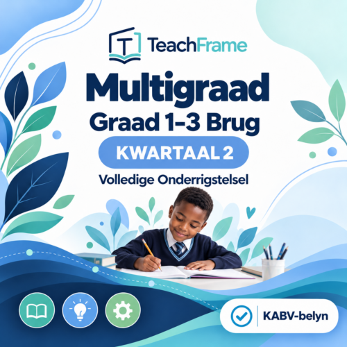 TeachFrame Multigraad Graad 1–3 Brug Kwartaal 2 volledige onderrigstelsel