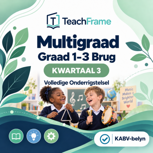 TeachFrame Multigraad Graad 1–3 Brug Kwartaal 3 volledige onderrigstelsel