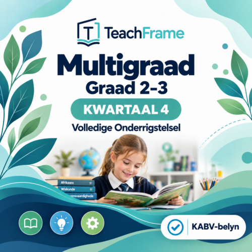 TeachFrame Multigraad Graad 2–3 Kwartaal 4 volledige onderrigstelsel